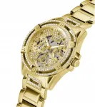 Moteri&scaron;kas laikrodis Guess Queen GW0464L2, auksinis, originalus, su dėžute
