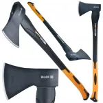Black universalus kirvis ilgu kotu i&scaron; stiklo pluo&scaron;to ir nailono, 1250 g, 68 cm