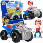 PAW PATROL Ryder keturratis ATV gelbėjimo transporto priemonė + lanksti figūrėlė ECO rinkinys