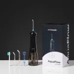 &bdquo;Smilesonic AquaFlow Black&ldquo; belaidis burnos irigators