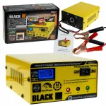 &bdquo;Black&ldquo; mikroprocesorinis 6 V / 12 V akumuliatorių įkroviklis, iki 15 A