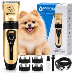 Oromed ORO-PET CLIPPER USB belaidė gyvūnų kirpimo ma&scaron;inėlė su priedais