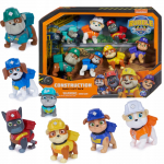PAW PATROL 7 figūrėlių rinkinys Rubble ir jo komanda Wheeler Mix Charger Motor