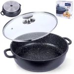 Granitinė keptuvė ORION GRANDE 28 cm su dangčiu