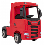 Elektromobilis Scania R-SERIE 4x4 raudonas &ndash; Sunkvežimis vaikams su akumuliatoriumi