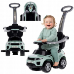Vaiki&scaron;kas paspiriamas automobilis Sun Baby Sport Car su daiktadėže, pakojais ir apsauginiu lankeliu