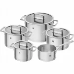 Zwilling Vitality puodų rinkinys, 9 dalių, nerūdijantis plienas, sidabrinis