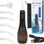 Galingas belaidis BLOW dantų irigatorius, 5 režimai, 400 ml, su dėklu