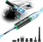 Belaidis automobilinis siurblys 3 viename, 12 kPa, pūstuvas, LED