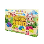 &bdquo;Tuban&ldquo; kinetinio smėlio rinkinys &bdquo;Farma&ldquo; &ndash; 4 spalvos ir formelės, kūrybinis rinkinys
