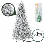 Dirbtinė snieguota kėnis eglutė Global PE + PVC 230 cm, tanki, snieguota