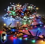 Tanki Kalėdų eglutės girlianda, 500 LED, 5 m, spalvota