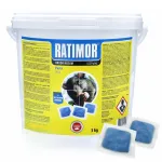 RATIMOR brodifakumo pasta &ndash; nuodai nuo pelių ir žiurkių, 3 kg