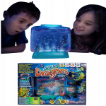 AQUA DRAGONS Povandeninis pasaulis Vandens drakonai su LED lempute edukacinis žaislas