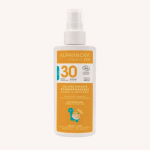 ALPHANOVA SUN vanilės ir abrikosų pur&scaron;kiamas apsauginis kremas nuo saulės vaikams SPF30, 125 ml