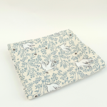 DANI-MARC muslino vystyklas, 100x100, balta/pau&scaron;čiai