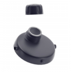 HEORSHE Ultra Wide Neck buteliuko užsukamas dangtelis, JUODA