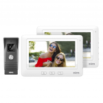 Vaizdo domofonas Eura VDP-45A3 Alpha White (du monitoriai)