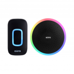 Bevielis durų skambutis Eura WDP-42A3 Black