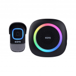 Bevielis durų skambutis Eura WDP-46A3 Black