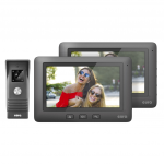 Vaizdo domofonas Eura VDP-45A3 Alpha Black (du monitoriai)