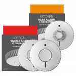 Dūmų ir kar&scaron;čio detektorių rinkinys FireAngel FASH2