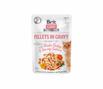 Brit Care Cat Fillets in Gravy Turkey & Salmon 85 g.