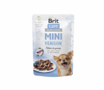 Brit Care Mini kons. &scaron;unims mai&scaron;eliuose Venison fillets in gravy 85g.