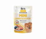 Brit Care Mini kons. &scaron;unims mai&scaron;eliuose Rabbit&Salmon fillets in gravy 85g.