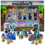 Minecraft tipo figūrėlių rinkinys 12 vnt.&nbsp;su dinozaurais