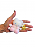 Hello kitty squishy antistresinis žaislas letenėlė