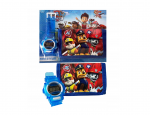 Elektroninis laikrodis ir piniginė Paw patrol