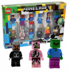 Minecraft tipo figūrėlių rinkinys 12 vnt.