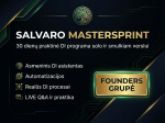 SALVARO MasterSprint &ndash; Mokymai kaip susikurti savo DI ekosistemą + gyvos Q&A