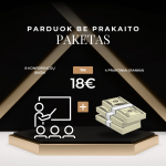 Pardavimų be prakaito paketas - 8 konferencijų įra&scaron;ai ir 4 praktiniai įrankiai dovanų