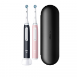 Elektrinis dantų &scaron;epetėlis Oral-B iO3 Duo Pack Juodas/Rožinis