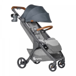 Ergobaby Metro+ Deluxe kompakti&scaron;kas vežimėlis, pilkas