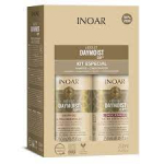 INOAR Daymoist Duo Kit - priemonių rinkinys chemi&scaron;kai pažeistiems plaukams 2x250 ml