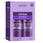 INOAR Speed Blond Duo Kit - priemonių rinkinys &scaron;viesiems plaukams 2x250 ml