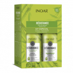 INOAR Resistance Fibra de Bambu Duo Kit - plaukus stiprinantis priemonių rinkinys 2x250 ml