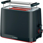 Bosch compact toaster MyMoment TAT3M123 (black, 950 watts, for 2 slices of toast)