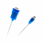 Kompiuterių komponentai ir priedai // PC/USB/LAN kabeliai // Kabel konwerter USB 2.0 - RS232 (DB9M)
