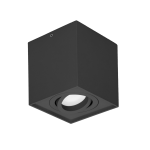 Naujos prekės // CAROLIN DLS GU10 downlight max 35W, IP20, kwadrat, czarny