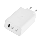 Mobilieji telefonai ir priedai // Įkrovikliai // Ładowarka sieciowa z funkcją Power Delivery i Quick Charge 65W biała
