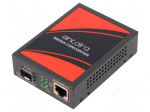 Industrial module: media converter | GIGA ETHERNET/SFP fiber