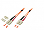 SC-LC duplex, Multimode MM, OM2, 50/125, 2.0m