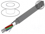 Wire | Alpha Essential C&C | 6x22AWG | PVC | dark grey | 300V | 305m