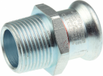 Straight connector 42x11/2'' M  (Steel) KAN-therm