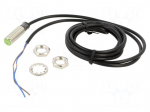 Sensor: inductive | OUT: 2-wire NO | 0&divide;2mm | M12