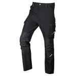 Naujos prekės // Spodnie robocze Mix&Match, 4 way stretch, czarno-zielone, rozmiar XS